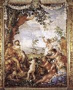 Pietro da Cortona The Golden Age by Pietro da Cortona. oil on canvas